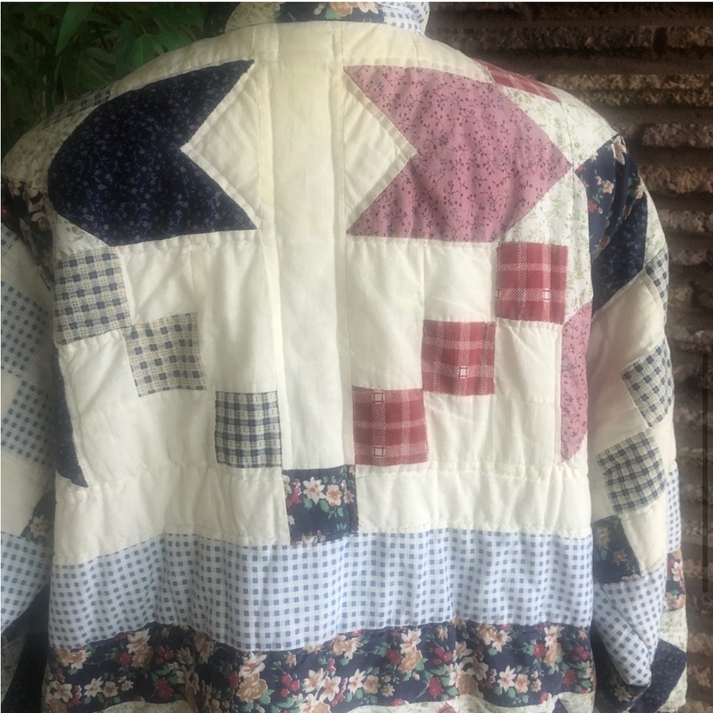 Quilted patchwork jacket - Picture 8 of 9